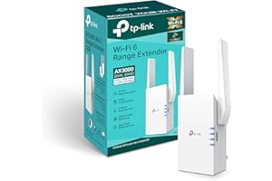 TP-Link AX3000 WiFi 6 Range Extender Internet Booster (RE705X) - Dual Band, AP Mode w/Gigabit Port, OFDMA, Beamforming, APP S