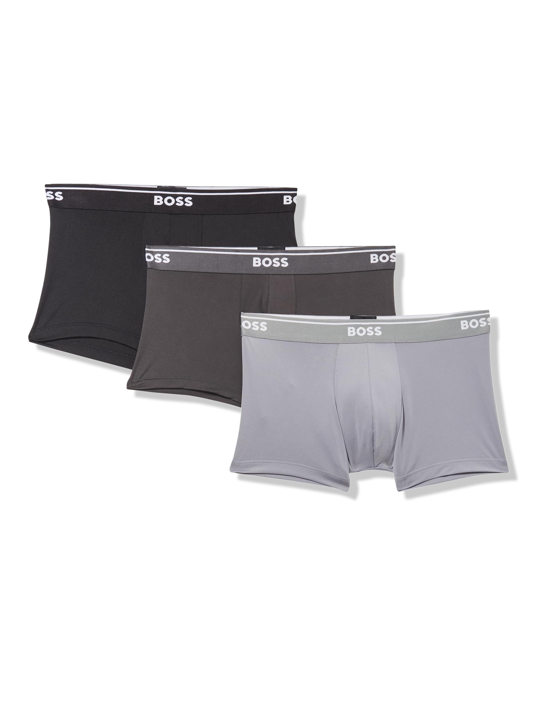 Photo 1 of BOSS, 3 Pack Sky Microfiber Trunk, Medium Grey, Small
