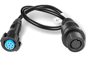 Zymurgoes 1852082 Adapter Cable MKR-DSC-14 for Garmin Transducer and Fish Finder 8-PIN for EchoMAP, EchoMAP Chirp, EchoMAP Ul