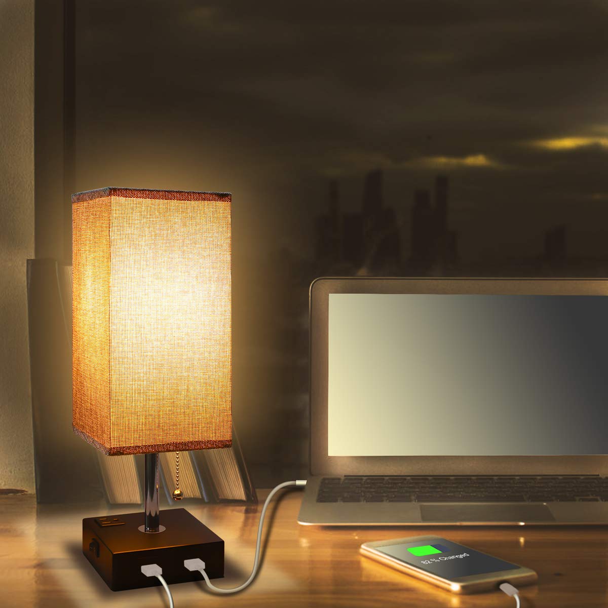 Nightstand Lamps With Usb Ports