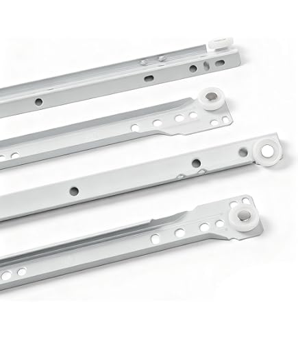 Everbilt 1 Pair 18 In. Self-Closing Bottom Mount Drawer Slide Set 1-Pair (2 Pieces) D68818E-W-W - The Home Depot - View #7