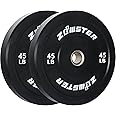 Zoomster Bumper Plate Olympic Weight Plate Bumper Weight Plate with Steel Insert Strength Training Weight Lifting Plate