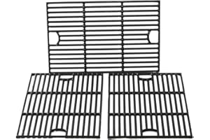 FIRXZYMZ Cooking Grates for Nexgrill 6 Burner 720-0896 720-0896B 720-0896E 720-0898 720-0896X 720-0896C 720-0896CP 720-0898A , 17 inch Cast Iron Grill Grids for Homedepot Nexgrill 6-Burner Deluxe 720-0896