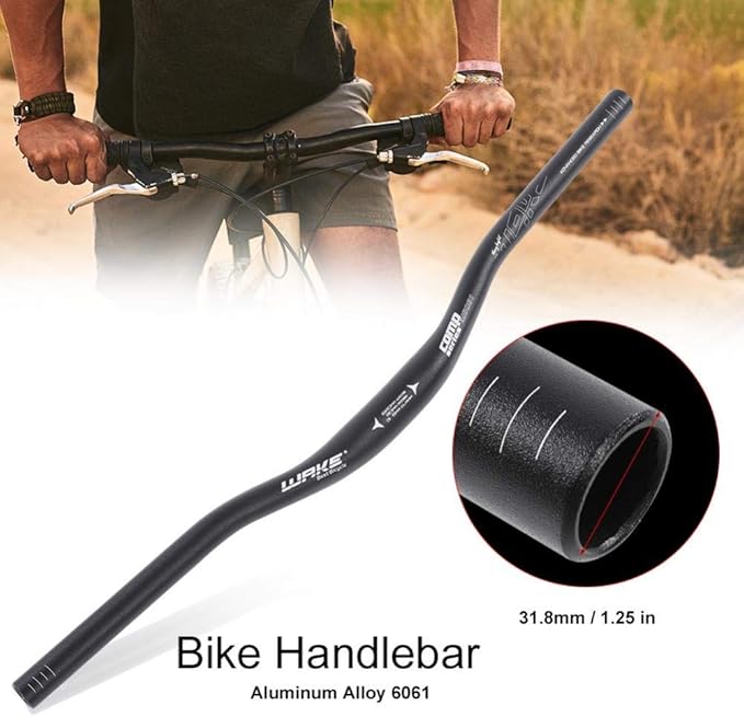 Cintre VTT En Alliage D'aluminium - 31,8 X 780 Mm - Noir - NEUF