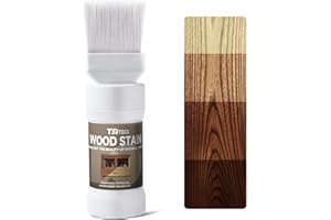 T9TDCS Wood Stain, 6.35 Fl Oz Water Based Wood Stain and Sealer in One - No Priming, No Top Coat Required, Fast Drying|Non-To