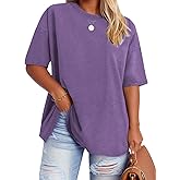 VISLILY Plus-Size-Tops for Women Casual Short Sleeve T Shirts Summer Crew Neck Tees Oversized Comfy Loose Fit Tunics XL-5XL