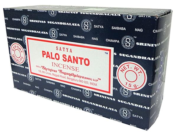 INCENSE SATYA NAG CHAMPA PALO SANTO 15 GRAMS OR ABOUT 15 STICKS