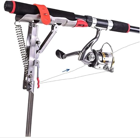 automatic fishing pole holder