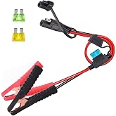 dstfuy Battery Alligator Clips,10AWG SAE Quick Release Adapter to Clip. | SAE to Alligator Clips Extension Charging Cable for Cars Motorcycles.