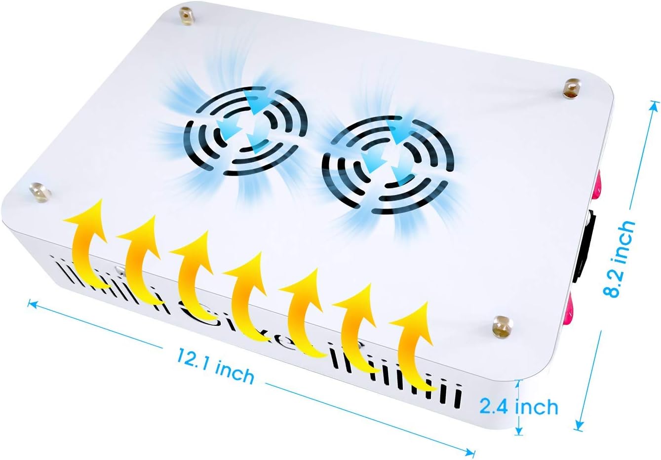 Giixer 1000W LED Grow Light, Dual Switch & Dual Chips Full Spectrum LED Grow Light Hydroponic Indoor Plants Veg and Flower-1000 wattt ( 10W LEDs 100Pcs): Home Improvement