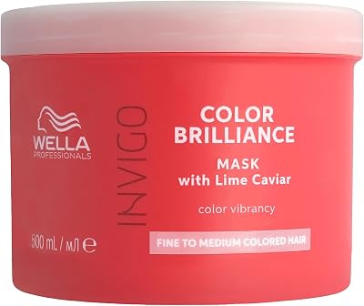 Professionals Invigo Color Brilliance -Mascarilla Intensificadora del Color -Brillo y suavidad - Devuelve el color -Cabello fino y normal 500ml