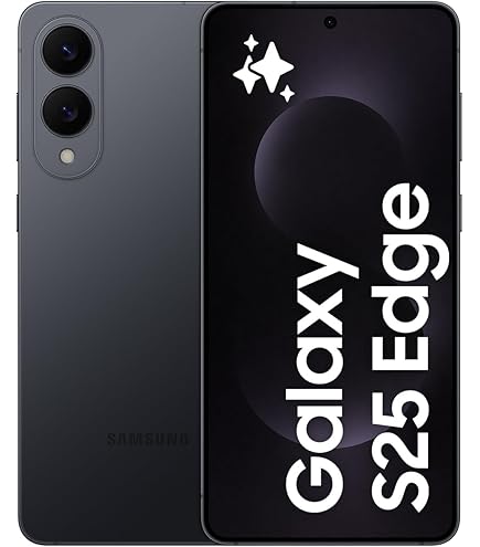 スマートフォン本体 Samsung Galaxy S25 Edge Jetblack 256GB Samsung Galaxy S25 Edge - Titanium Jet Black, 256GB, AI