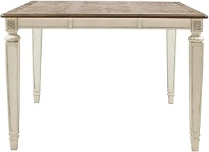 Signature Design by Ashley Realyn Dining Room Table, Two-Tone