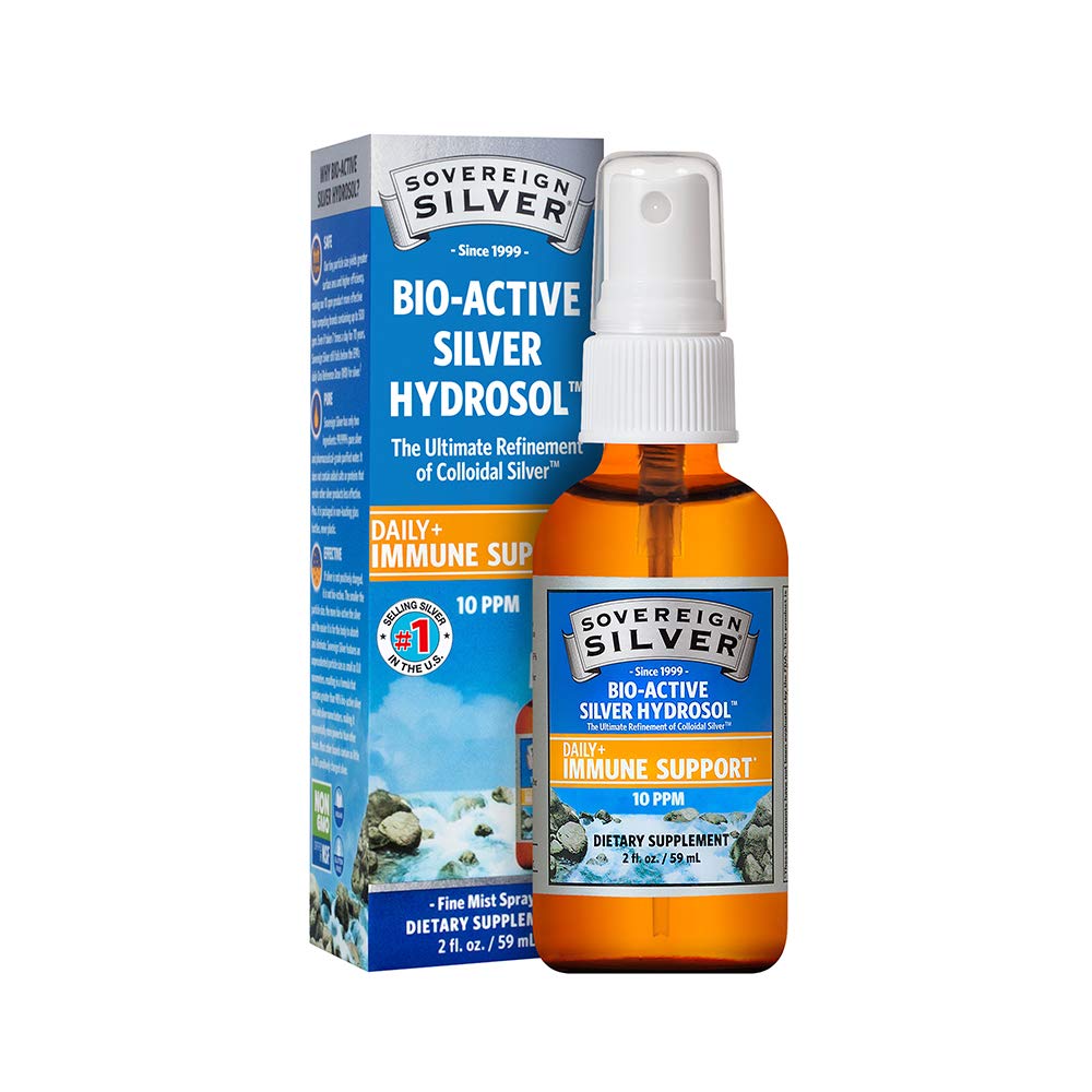 Sovereign Silver BioActive Silver Hydrosol for Immune Support 10 ppm