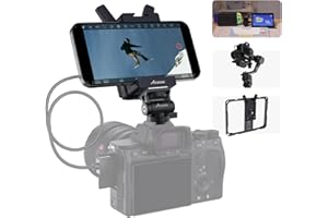 Accsoon CineView Nano Wireless HDMI Video Transmitter, 1080P60 500ft Range 60ms Latency Wireless Camera Transmitter, Compatible with RS2/RS3/RS3 Pro/Go Pro/Switch, 4 APP iOS/Android Monitoring