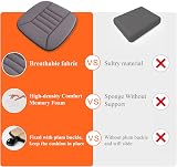kingphenix Car Seat Cushion Memory Foam 1.2in Grey Non Slip view 7