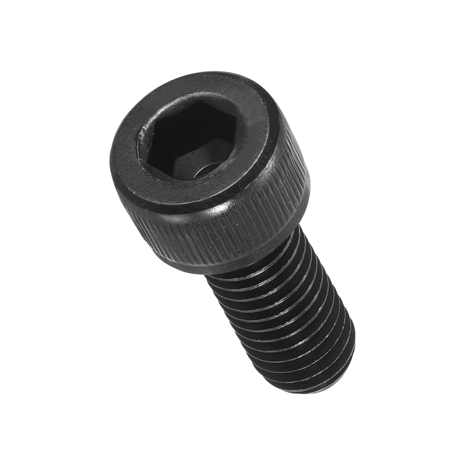 METALLIXITY Socket Head Cap Screws(M8-1.25x22mm)50Pcs, Carbon Steel Allen Socket Drive DIN912/ISO4762 Metric Oxide - Machine Grade 12.9 Internal Hex Screw UNC Coarse, Black