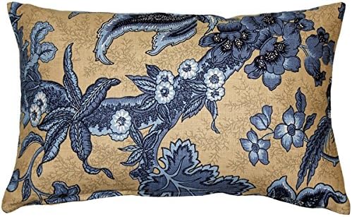 Amazon Com Pillow Decor Tuscany Linen Brewood Blue Throw Pillow