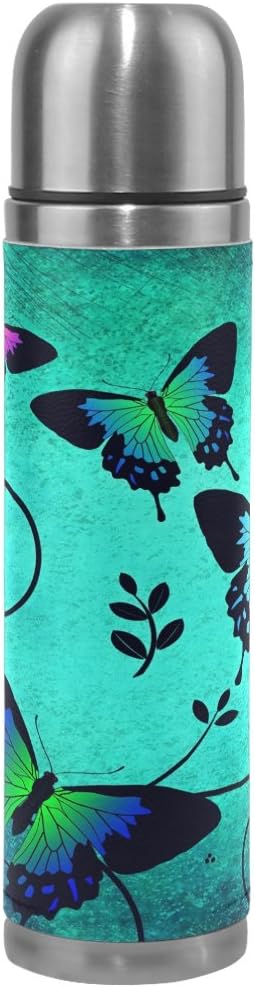 butterfly thermos flask