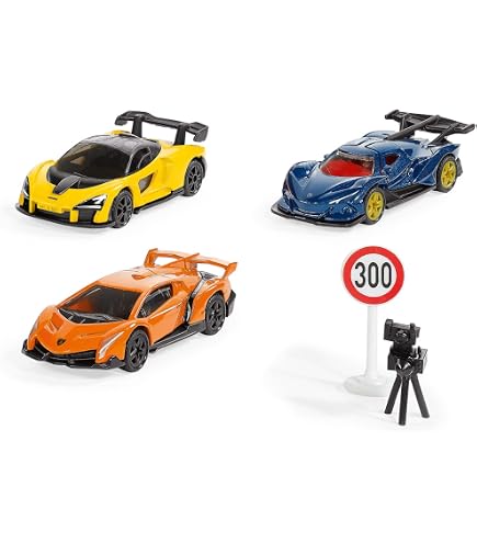 Amazon.com: Siku Gift Set Supercars (Lamborghini Veneno, Apollo