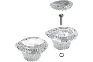 𝐆𝐫𝐚𝐧𝐝𝐢𝐚𝐧𝐜𝐞 Grandiance 2 PCS Replacement Faucet Handle Compatible with Moen 100710 Posi Temp One Handle Tub and Shower Knob Handle Kit, Replacement Knob Handle for Moen Bathroom Faucet