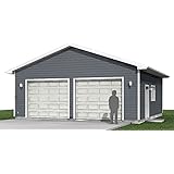 Garage Plans: Two Car Heavy Duty Series Garage - Plan 728-1HD