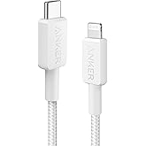 Anker USB C to Lightning Cable, 322 USB-C to Lightning Braided Cable(3ft, Black), MFi Certified, Fast Charging Cable for iPho