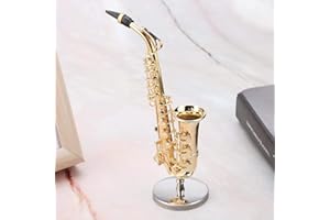 Musical, Instruments, Miniature Alto Saxophone Replica, Saxophone Model, for Desk for Bookcase
