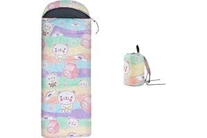 Kids Sleeping Bag for Camping - Lightweight 3-4 Season Backpacking Sleeping Bag, Compact Child Sleeping Bag for Girls and Boy