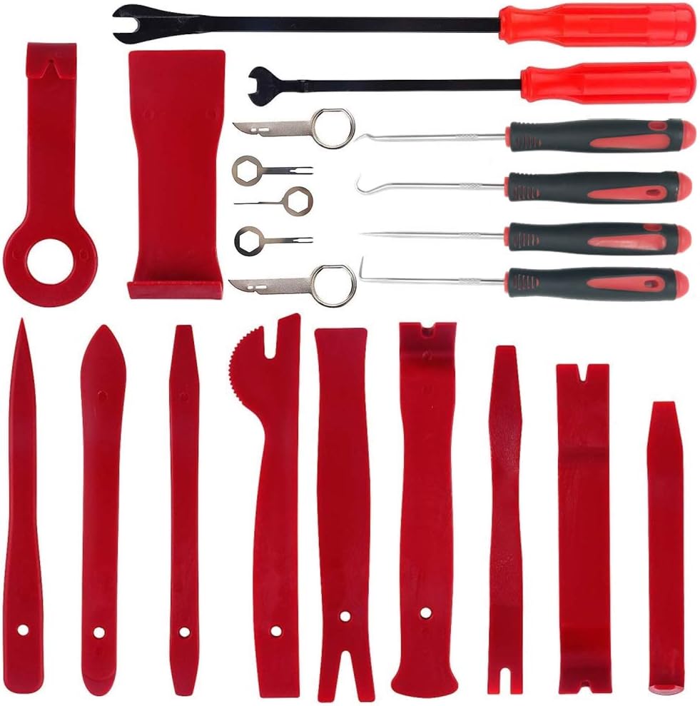 CHEEFULL Car Disassembly Repair Tools Auto Stereo Refit Trim Removal Kits Interior Panel Dashboard Installation Removal Tools Kit (22)