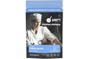 MODERNIST PANTRY Pure Sodium Alginate (Molecular Gastronomy) ⊘ Non-GMO Vegan OU Kosher Certified - 50g/2oz