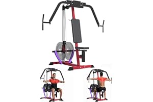 U-MAX Chest Fly Machine, PEC Deck Fly and Reverse Delt Machine, 450lbs Adjustable Upper Body Workout Equipment for Home Gym, 