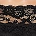Amazon Brand - Mae Women's Hi-Neck Lace Bralette (for A-C cups),Black,Medium
