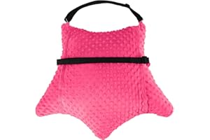 okmaba Hysterectomy Pillow with Pocket for Ice/Hot Packs, Abdominal Surgery Recovery Pillow for Women, Post-Surgery Support Cushion(Pink)