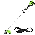 Greenworks 80V 16-Inch Brushless String Trimmer (Gen 2), Battery and Charger Not Included