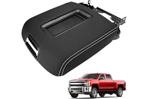 FEXON Center Console Armrest Lid Cover for GMC Sierra Chevy Silverado 1500 2500 3500 2014-2018 Tahoe Yukon Suburban 2015-2020