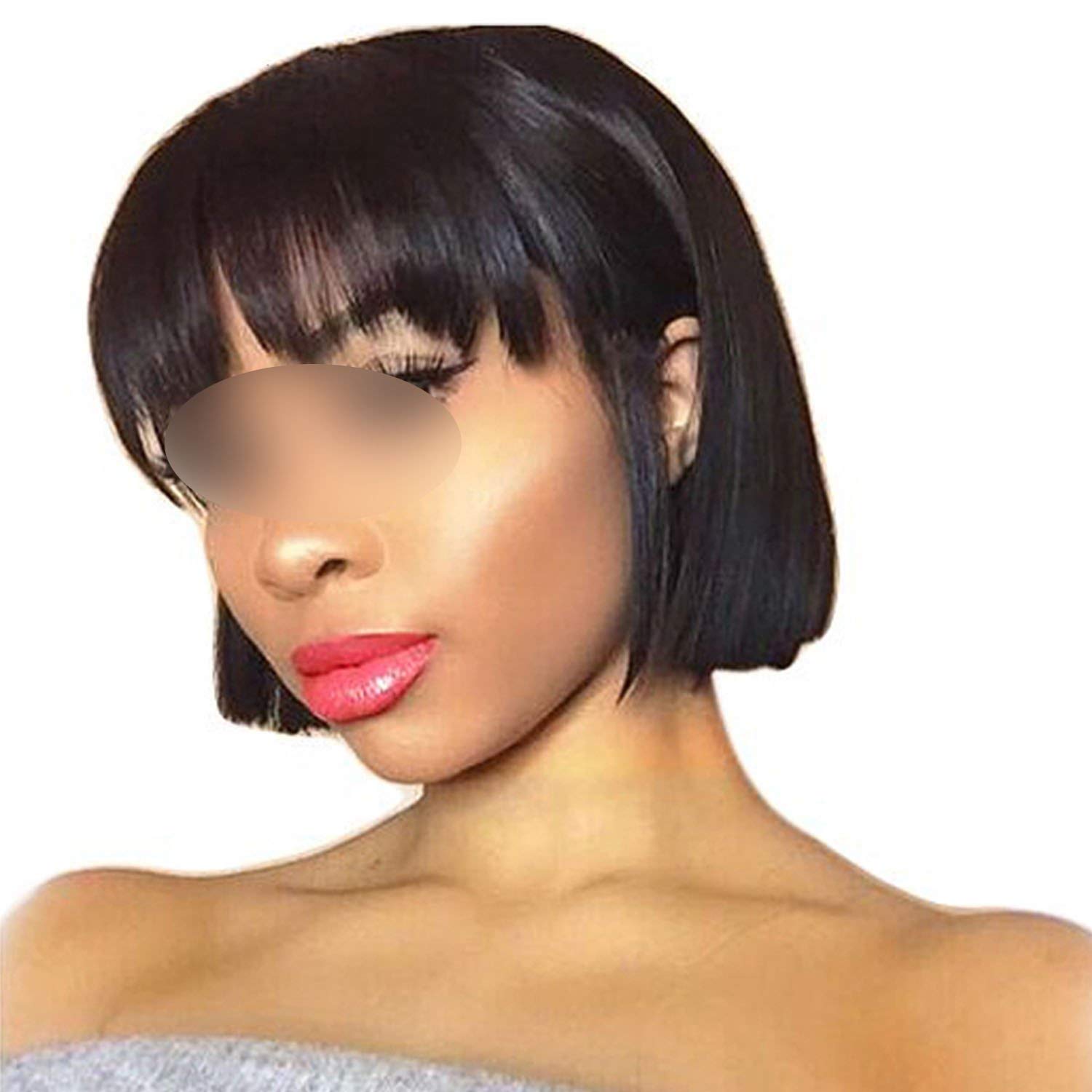 Amazon Com Human Hair Wigs Short Human Hair Wigs For Black Woman