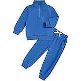 GRNSHTS Toddler Matching Outfits Boy and Girl Fall Clothes Baby Long Sleeve Winter Sweatsuit Sets 2-6Y