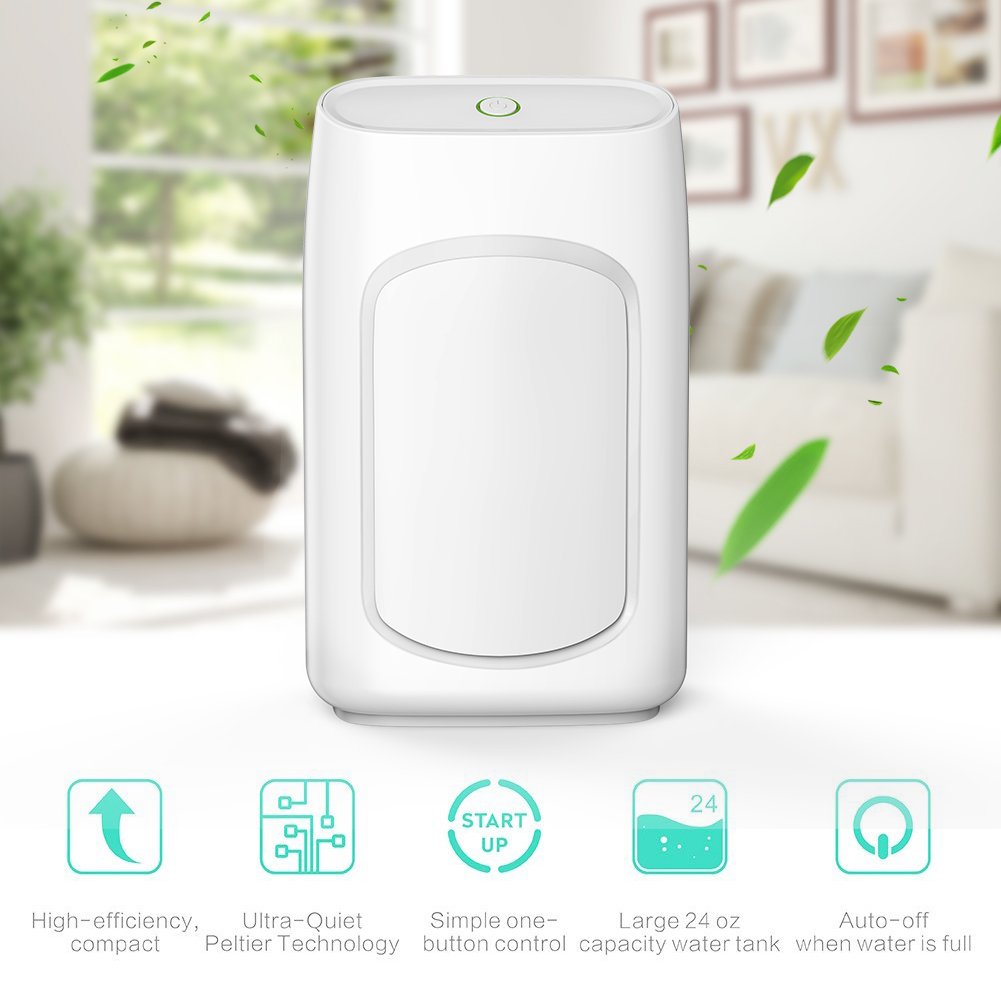 Afloia Dehumidifier Mini for Small Room 700ml Small Dehumidifier Queit Portable Air Dehumidifier for Home