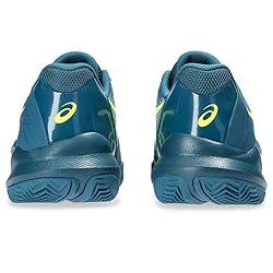 ASICS Men's Sneaker, Restful Teal Safety Yellow, 14