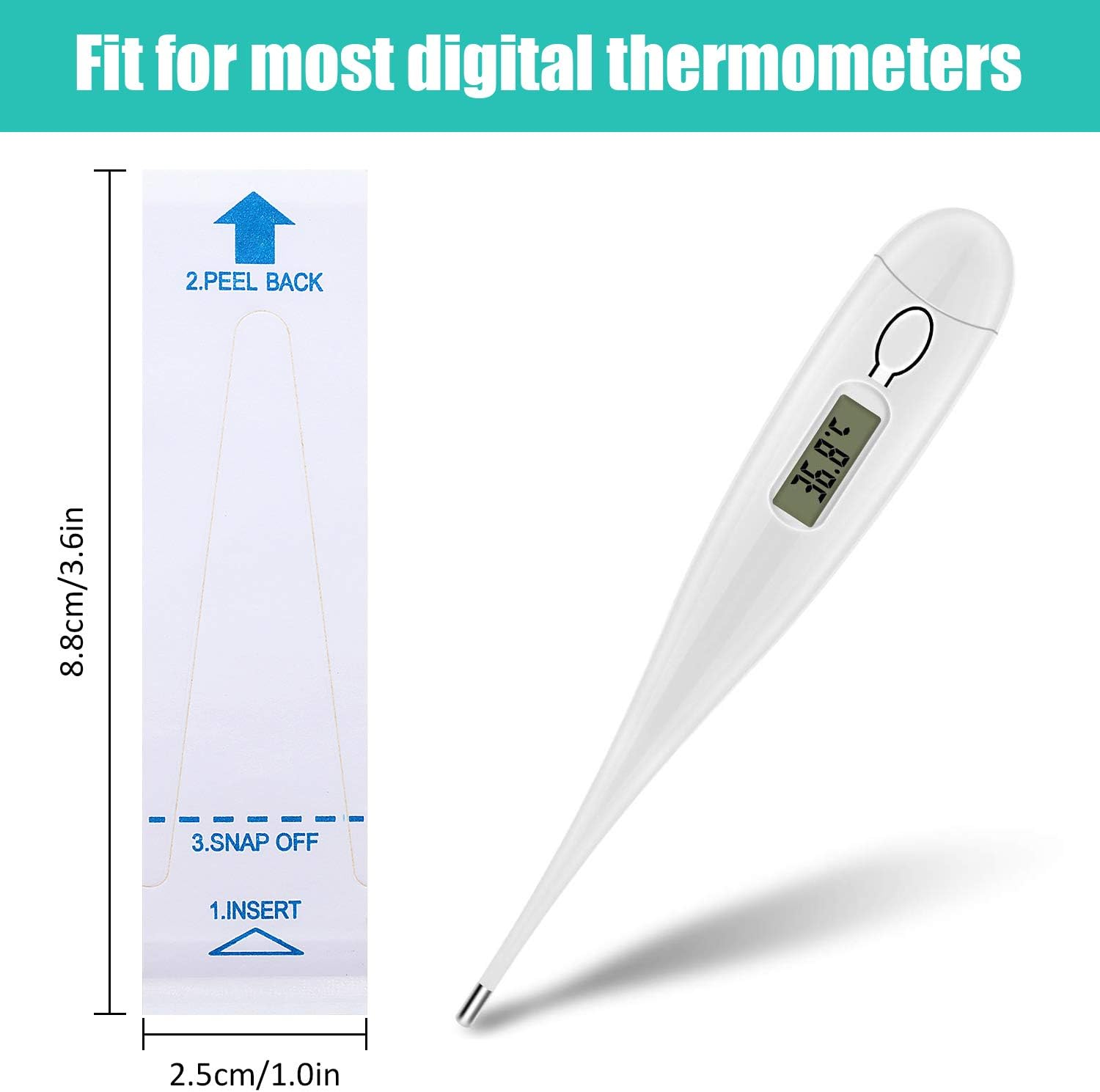 Digital Thermometer Probe Covers Disposable Electronic Thermometer