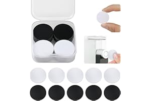 CATEPHE 20 Pcs NFC Tags, Stickers Cards With Adhesive Back, Round Rewritable Cards, 504 Bytes Memory Compatible With NFC Enabled Phones (25mm)