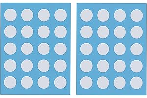 SmoothGlide Universal Dot PTFE Rounded Replacement Mouse Skates Feet for All Mice, Ultra-Smooth and Durable, 3M Adhesive, Gam