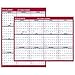 AT-A-GLANCE Wall Calendar 2017, Vertical/Horizontal, Erasable, Yearly, 2-Sided, 12 x 15-11/16