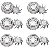 Replacement Shaver Heads for Hatteker Electric Razor, 6 Pack