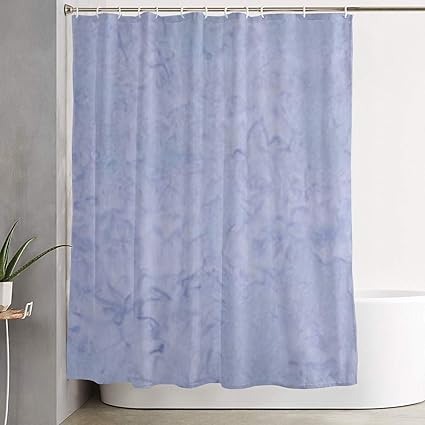 Amazon Com Jashygsj Light Periwinkle Shower Curtain With Hooks