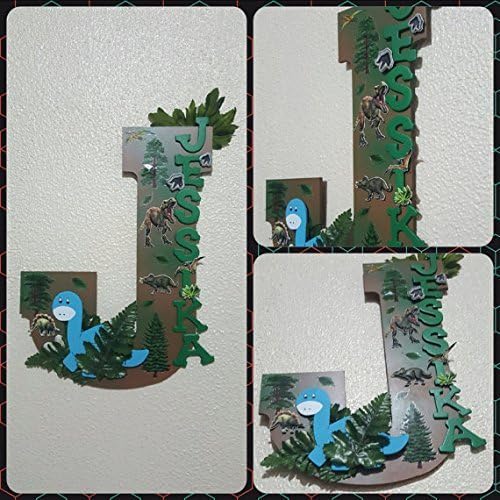 Dinosaur Wooden Letter (Any letter available) - Personalized