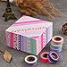 Mudder 10 Rolls Washi Tapes for Scrapbooking Arts Crafts Office Party Supplies and Gift Wrapping