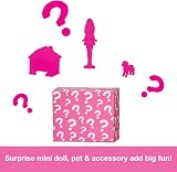 Barbie Mini BarbieLand Dreamhouse Set with Elevator Pool 1.5in Doll HYF46 view 6