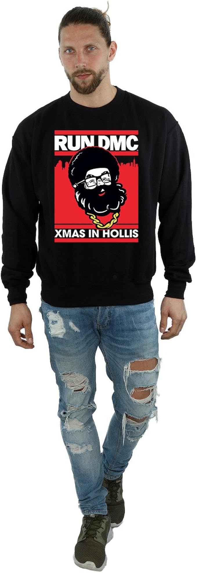 run dmc christmas jumper